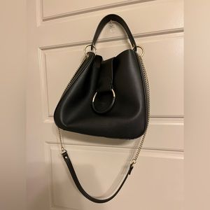 Faux leather Zara shoulder bag